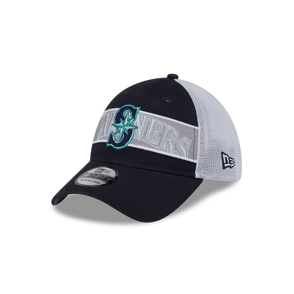 New Era Seattle Mariners Banded 39THIRTY Stretch Fit Hat - Size L/XL